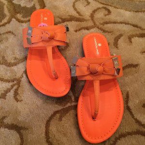 New- Orange Bandolino  sandals